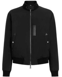 Dolce & Gabbana - Leather-Trimmed Bomber Jacket - Lyst