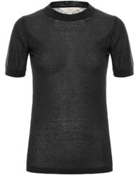 Malo - Fine-Knit Cashmere T-Shirt - Lyst