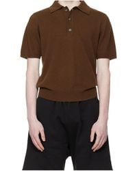 Entire studios - Short Sleeve Knit Polo - Lyst