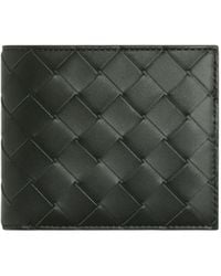 Bottega Veneta - Intrecciato Bi-Fold Wallet With Coin Purse - Lyst