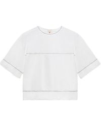 Marni - Contrast Stitch Boxy T-Shirt - Lyst