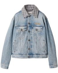Miu Miu - Denim Blouson Jacket - Lyst
