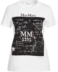 Max Mara - Solid Short-Sleeve T-Shirt - Lyst