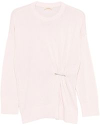 Twinset - Gathered Sweater - Lyst