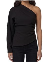 FEDERICA TOSI - One-Shoulder Cady Blouse - Lyst