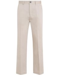 Ami Paris - Mid-Rise Cropped Trousers - Lyst