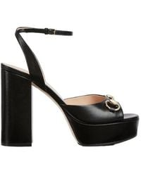 Gucci - Horsebit Platform Sandals - Lyst