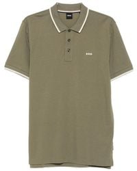 BOSS - Cotton Polo Shirt - Lyst