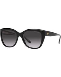 Emporio Armani - Butterfly Frame Sunglasses - Lyst