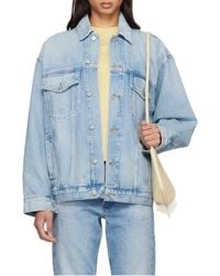 Agolde - Button-Up Denim Jacket - Lyst