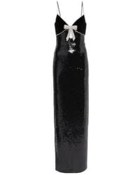Rebecca Vallance - X Nicky Hilton Lena Bow-Detail Sequined Gown - Lyst