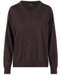 arch4 - V-Neck Ribbed Knit Sweater - Lyst