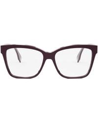 Fendi - Eyewear Square Frame Glasses - Lyst