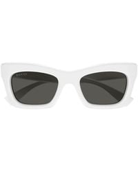 Gucci - Eyewear Rectangular Frame Sunglasses - Lyst