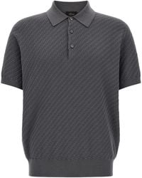 Brioni - Cashmere And Cotton Polo Shirt - Lyst