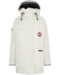 Canada Goose - Minimalist Long Hooded Down Jacket - Lyst