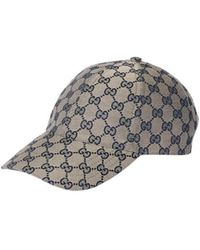 Gucci - Gg Cotton Canvas Baseball Hat - Lyst