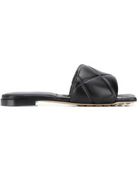 Bottega Veneta - Lido Quilted Slides - Lyst