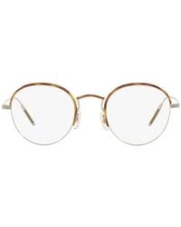 Oliver Peoples - Tk-6 Round-Frame Glasses - Lyst