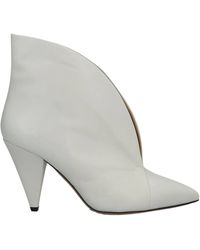 Isabel Marant - Minimalist Leather Ankle Boots - Lyst