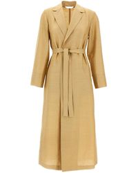 Max Mara - Meandro Belted Long Coat - Lyst