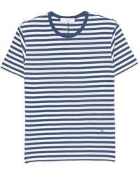 DUNST - Striped Cotton T-Shirt - Lyst