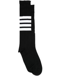 Thom Browne - 4-Bar Striped Socks - Lyst
