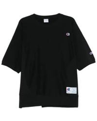 Undercover - X Champion Logo-Patched Crew Neck T-Shirt - Lyst