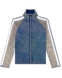 DIESEL - K-Heronimo Raglan-Sleeve Cardigan - Lyst