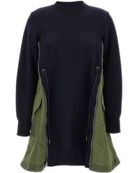 Sacai - Sponge Mini Dress - Lyst
