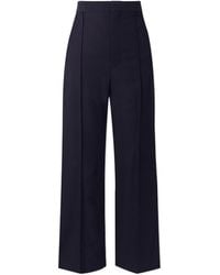Carven - Wool Flared Pants - Lyst