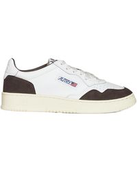 Autry - Perforated Panel Low-Top Sneakers - Lyst