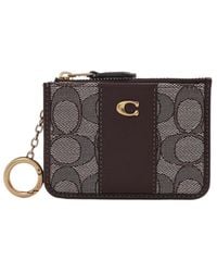 COACH - Essential Signature Jacquard Wallet - Lyst