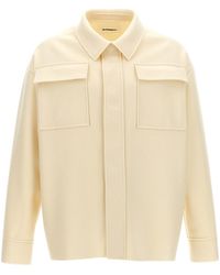 Jil Sander - Long-Sleeved Straight Hem Shirt - Lyst