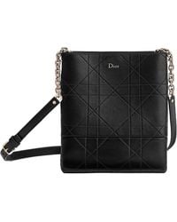 Dior - Small Vertical Trianon Bag With Chain - Lyst
