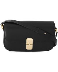 A.P.C. - Grace Foldover Top Shoulder Bag - Lyst