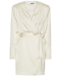 ROTATE BIRGER CHRISTENSEN - Samantha Mini Wrap Dress - Lyst