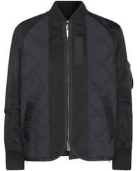 Sacai - Quilted Drop Shoulder Jacket - Lyst