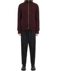 MM6 by Maison Margiela - Ribbed-Knit Zipped Cardigan - Lyst