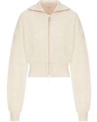 Sportmax - Long-Sleeve Hooded Knit Top - Lyst