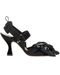 Fendi - Colibrì Bow Embellished Singback Pumps - Lyst