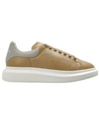McQueen - Oversized Leather Sneakers - Lyst