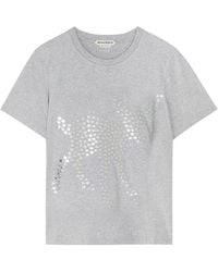 JW Anderson - Star-Appliquéd Cotton T-Shirt - Lyst