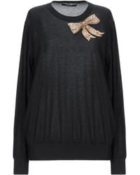 Dolce & Gabbana - Solid Color Knitted Long Sleeve - Lyst