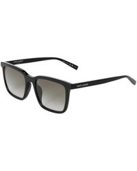 Saint Laurent - Simple Square-Framed Sunglasses - Lyst