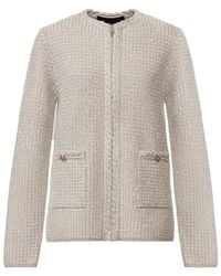 Fabiana Filippi - Sequined Tweed Zip Jacket - Lyst