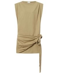 Isabel Marant - Draped Tie-Waist Dress - Lyst
