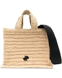 Patou - Jp Wovened Small Top Handle Bag - Lyst