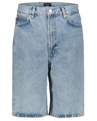 Wardrobe NYC - Denim Low Rise Shorts - Lyst