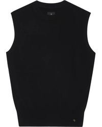 Anine Bing - Solid Color Round Neck Pullover Sleeveless Vest - Lyst